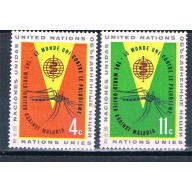United Nations NY 102-03 Unused set Mosquito 1962 (HV0295)