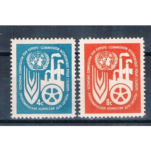 United Nations NY 71-72 Unused set UN emblems 1959 (MV0432)