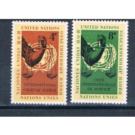 United Nations NY 88-89 Unused set Scales of Justice 1961 (MV0418)