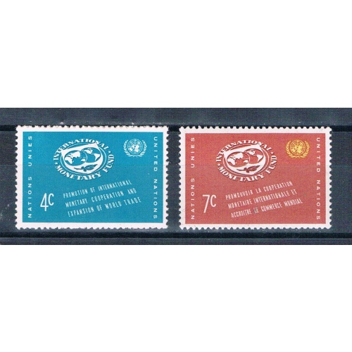 United Nations NY 90-91 Unused set IMF 1961 (MV0423)