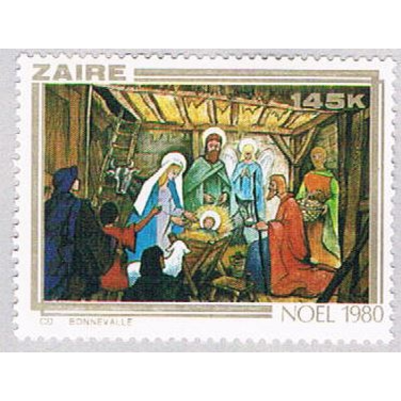 Zaire 1003 Unused Nativity 1980 CV 1.75 (BP40018)