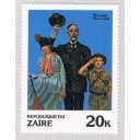 Zaire 1006 Unused Rockwell Family 1981 (Z0026)+