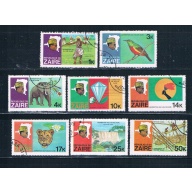 Zaire 902-09 Used set President Mobutu 1979 CV 2.75 (Z0013)+