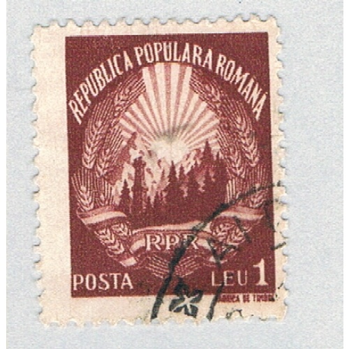 Romania View brown 1c (AP125306)