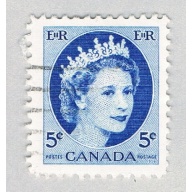 Canada QEII blue 5c (AP125336)