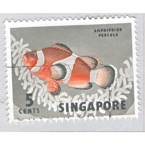 Singapore Fish orange 5c 1 (AP126211)