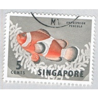 Singapore Fish orange 5c (AP126213)