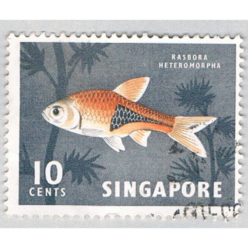 Singapore Fish grey 10c 2 (AP126314)