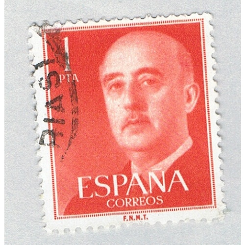 Spain General Franco orange 1p (AP126801)