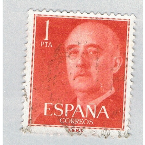Spain General Franco orange 1p (AP126802)
