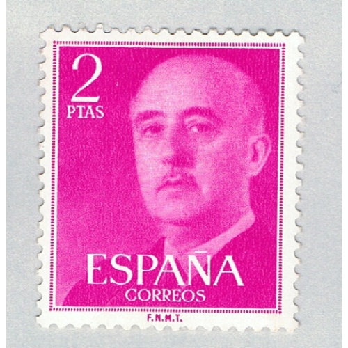 Spain General Franco violet 2p (AP126803)