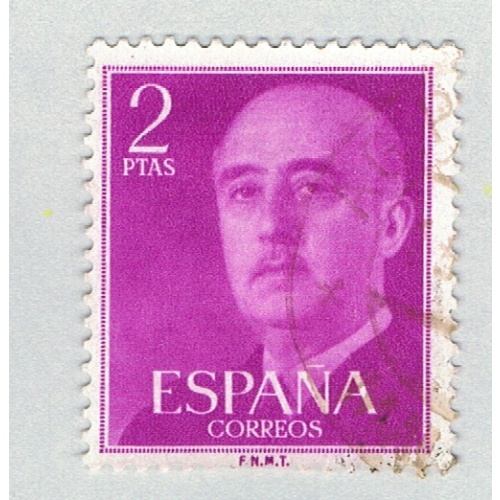 Spain General Franco violet 2p (AP126804)
