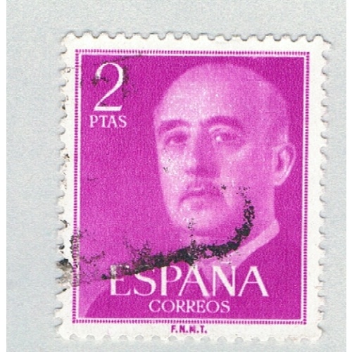 Spain General Franco violet 2p (AP126805)