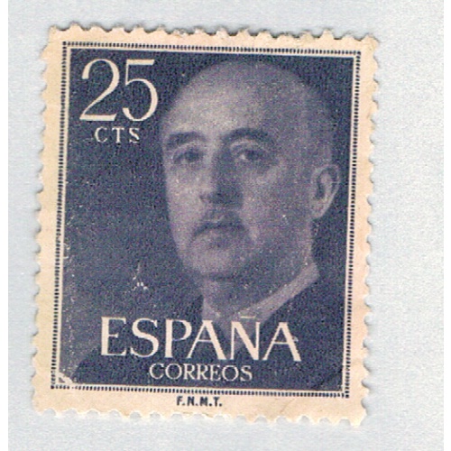 Spain General Franco grey 25c 1 (AP126815)