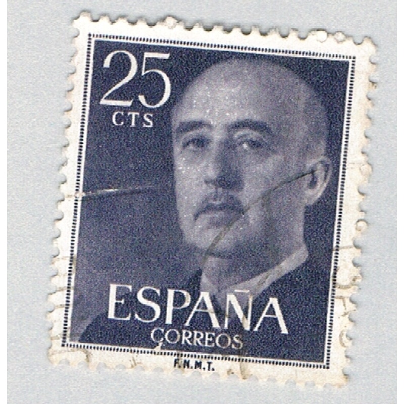 Spain General Franco grey 25c 2 (AP126816)