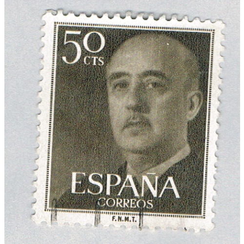 Spain General Franco grey 50c (AP126818)