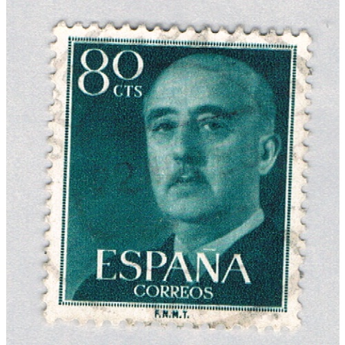 Spain General Franco green 80c (AP126821)