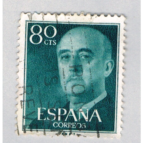 Spain General Franco green 80c (AP126823)