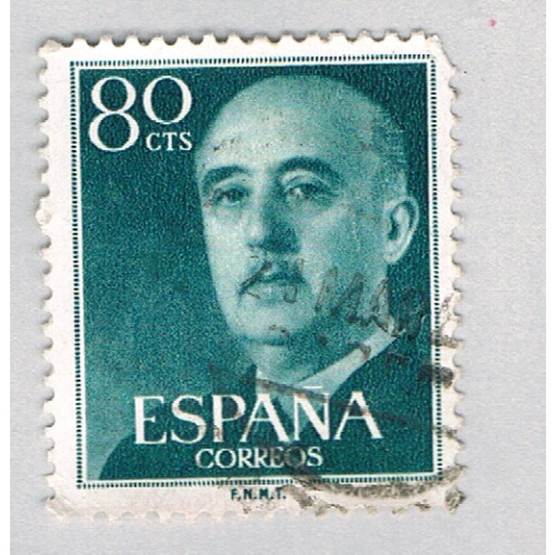 Spain General Franco green 80c (AP126824)