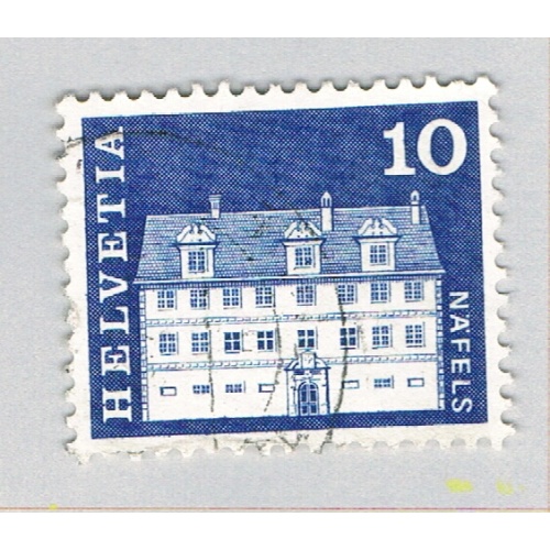 Switzerland Nafels blue 10c (AP126909)