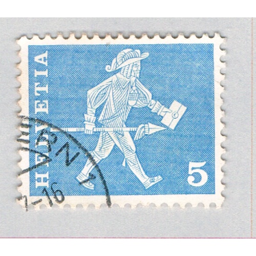 Switzerland Messenger blue 5c 2 (AP126914)