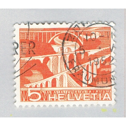 Switzerland Bridge orange 5c 2 (AP126924)