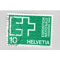 Switzerland Exposition green 10c (AP127115)