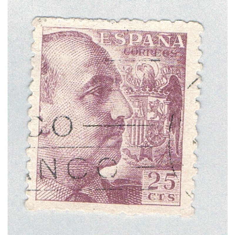 Spain Franco brown 25c 2 (AP127203)