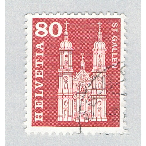 Switzerland Cathedral red 80c 1 (AP127210)