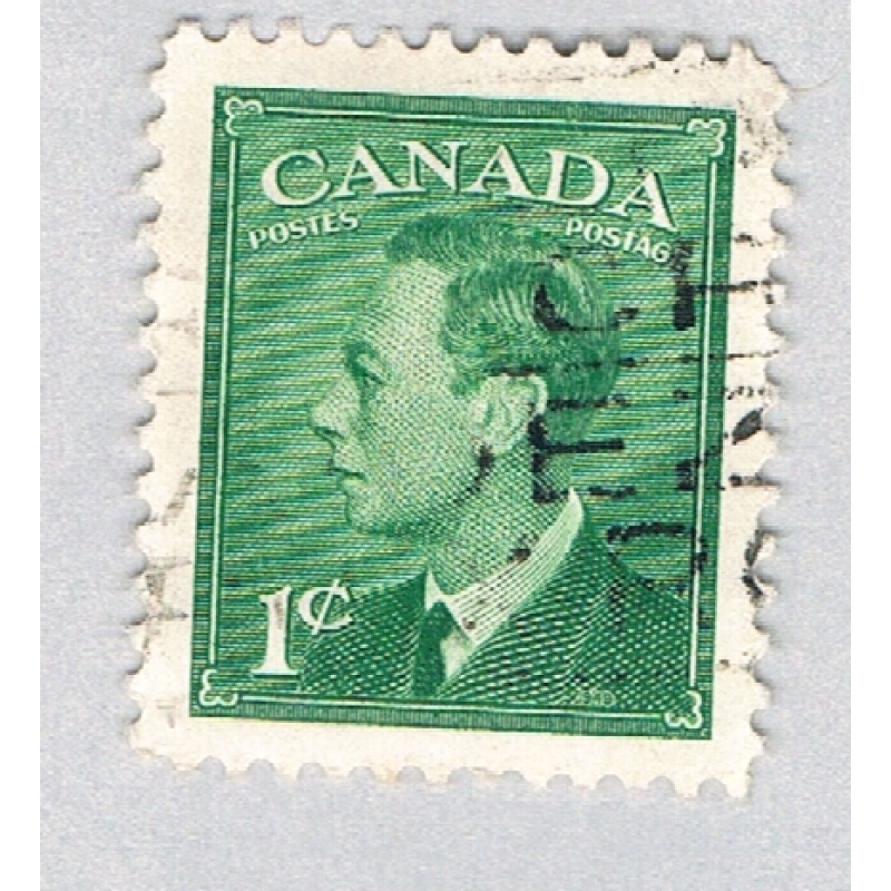 Canada King George  VI green 1c (AP127726)