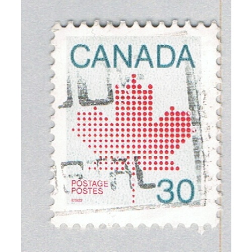 Canada Leaf blue 30c (AP127742)