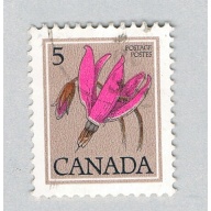 Canada Orchid Flower orange 5c (AP128314)