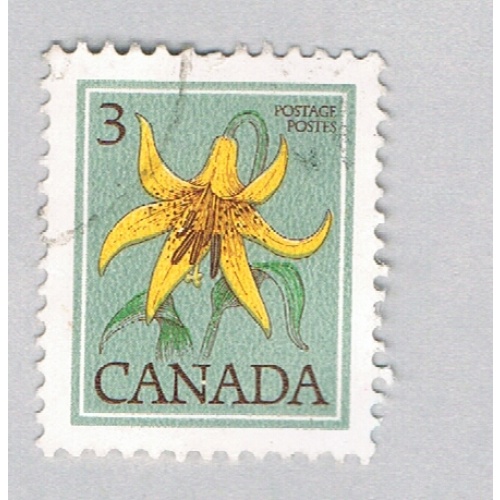 Canada Orchid Flower yellow 3c (AP128317)