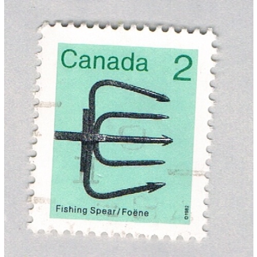 Canada Fishing spear blue 2c (AP128322)