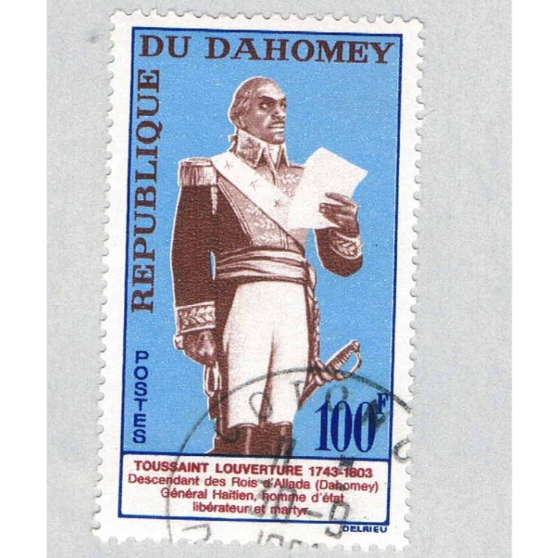 Dahomey General blue 100f (AP129707)