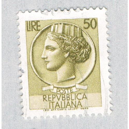 Italy Italia olive 50c (AP130233)