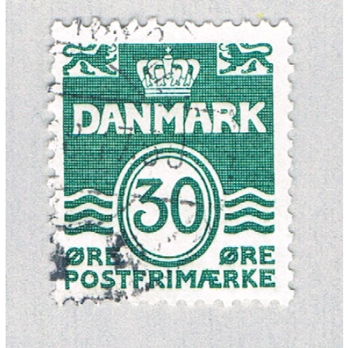 Denmark Numeral green 30k (AP131434)
