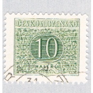 Czechoslovakia Numeral green 10k (AP131612)