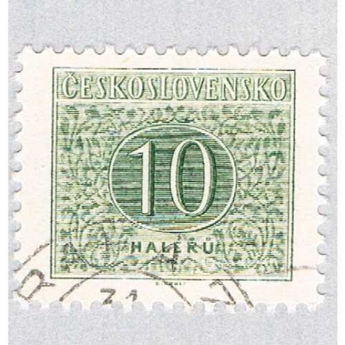 Czechoslovakia Numeral green 10k (AP131612)