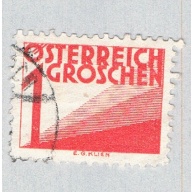 Austria Numeral 1 orange (AP131641)