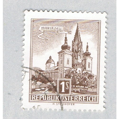 Austria Castle brown 1s (AP131911)