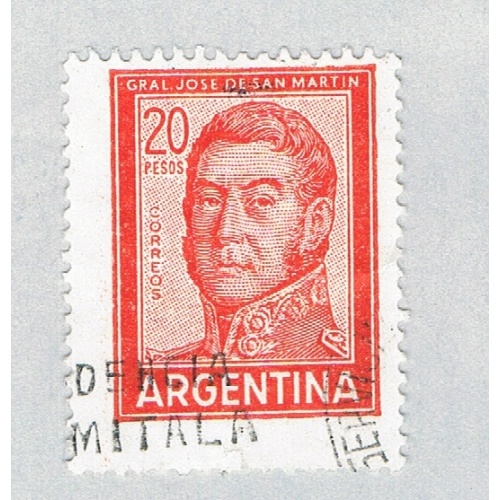Argentina De San Martin red 20c 1 (AP132502)