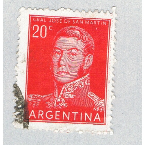 Argentina De San Martin red 20c 2 (AP132503)