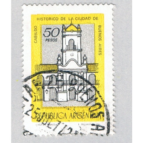 Argentina Church yellow 50p (AP132709)