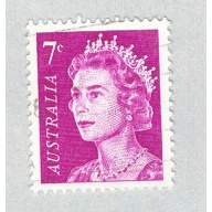 Australia QEII majenta 7c 2 (AP132803)