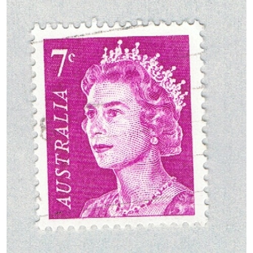 Australia QEII majenta 7c 2 (AP132803)