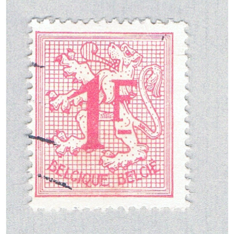 Belgium Numeral pink 1f (AP132824)