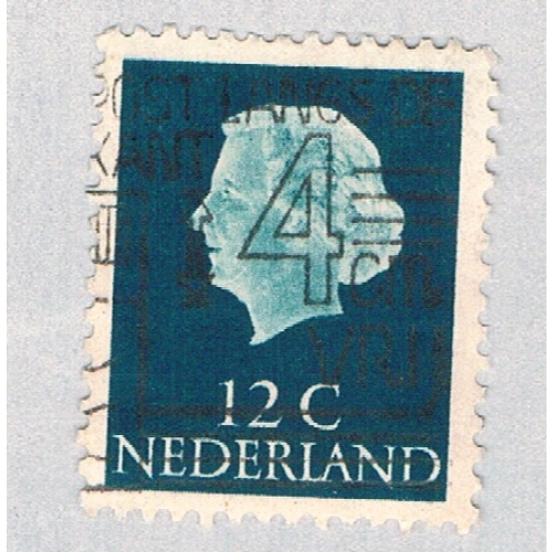 Netherlands Queen blue 12c (AP132902)