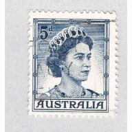 Australia QEII blue 5c (AP132906)