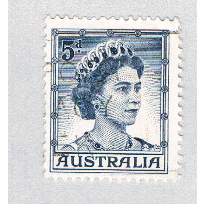 Australia QEII blue 5c (AP132906)